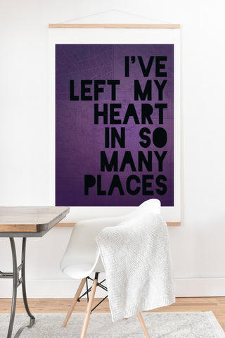 Leah Flores My Heart Art Print And Hanger