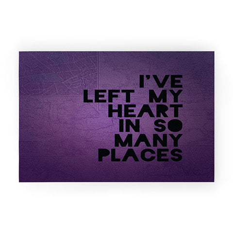 Leah Flores My Heart Welcome Mat