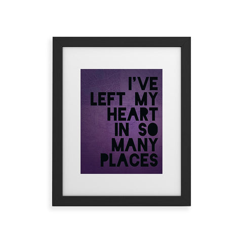 Leah Flores My Heart Framed Art Print