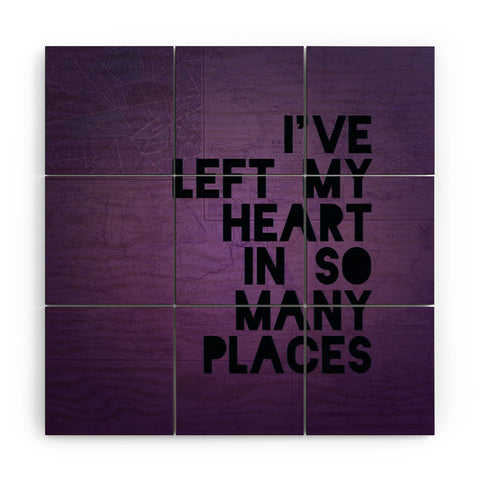 Leah Flores My Heart Wood Wall Mural