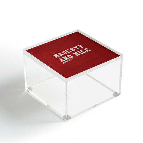 Leah Flores Naughty and Nice Acrylic Box