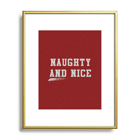 Leah Flores Naughty and Nice Metal Framed Art Print