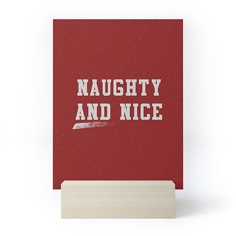 Leah Flores Naughty and Nice Mini Art Print