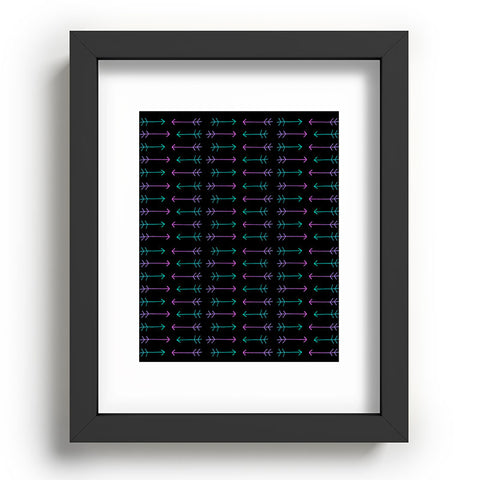 Leah Flores Neon Warrior Recessed Framing Rectangle
