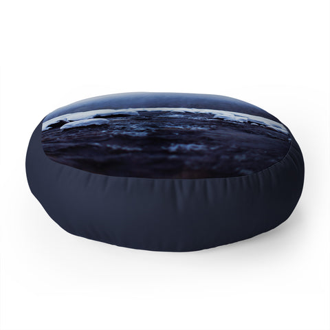 Leah Flores Nisqually River Floor Pillow Round