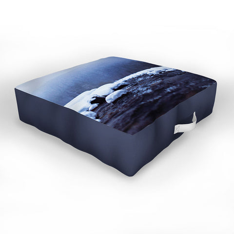 Leah Flores Nisqually River Outdoor Floor Cushion