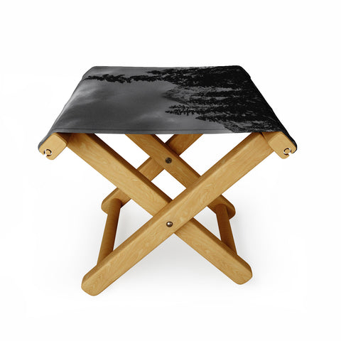 Leah Flores North Cascade Mountain Blizzard Folding Stool