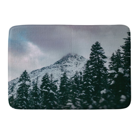 Leah Flores North Cascade Winter Memory Foam Bath Mat