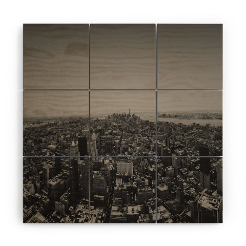 Leah Flores NYC Wood Wall Mural