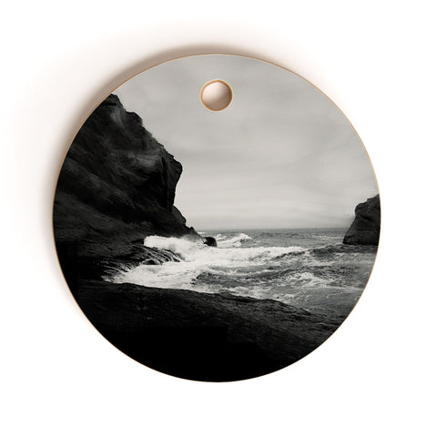 Leah Flores Ocean 1 Cutting Board Round