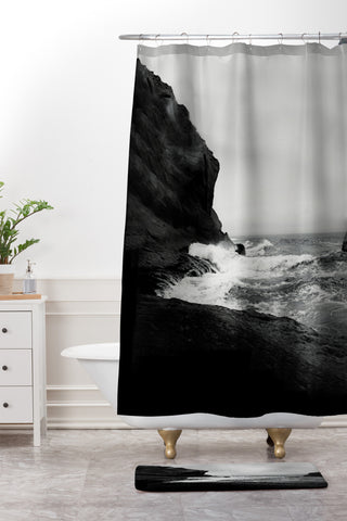 Leah Flores Ocean 1 Shower Curtain And Mat