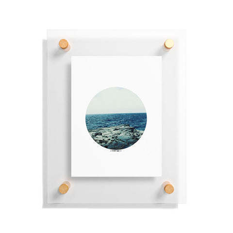 Leah Flores Ocean Blue Floating Acrylic Print