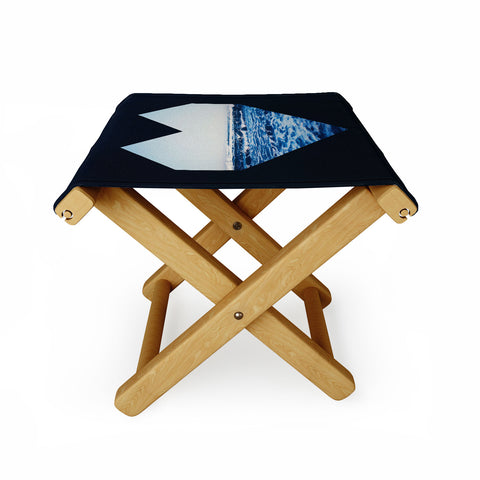 Leah Flores Ocean Heart Folding Stool