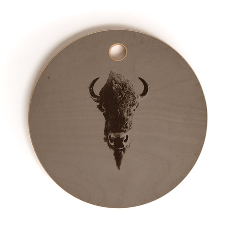 Leah Flores Old West Cutting Board Round
