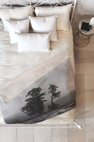 Leah Flores Pacific Northwest Fleece Throw Blanket