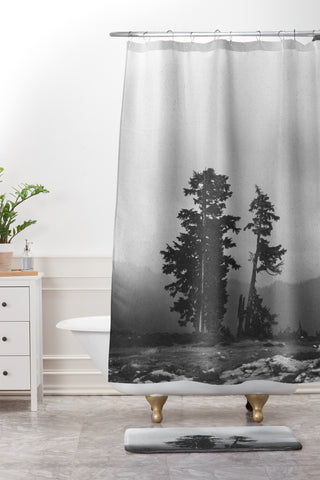 Leah Flores Pacific Northwest Shower Curtain And Mat