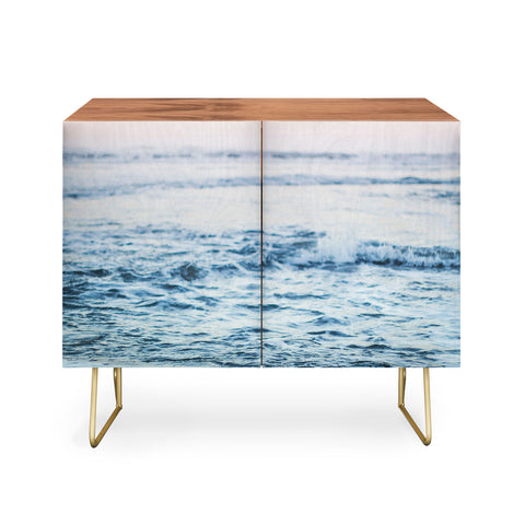Leah Flores Pacific Ocean Waves Credenza