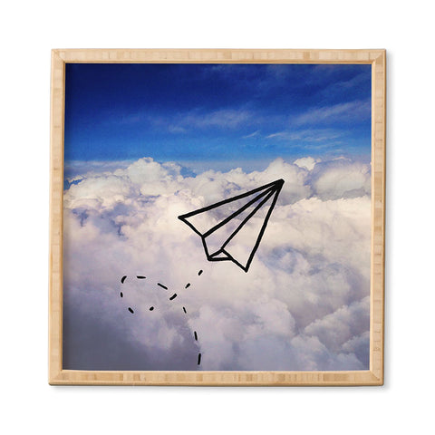 Leah Flores Paper Plane Framed Wall Art