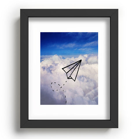 Leah Flores Paper Plane Recessed Framing Rectangle