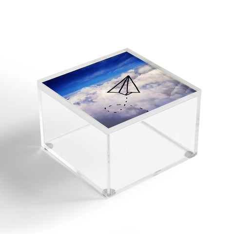 Leah Flores Paper Plane Acrylic Box