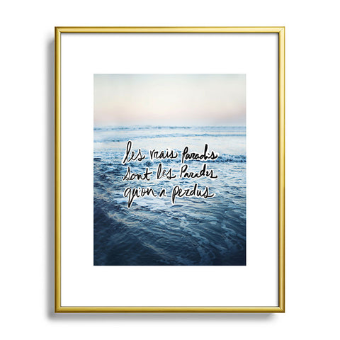 Leah Flores Paradis Metal Framed Art Print