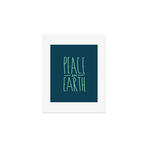 Leah Flores Peace On Earth Type Art Print