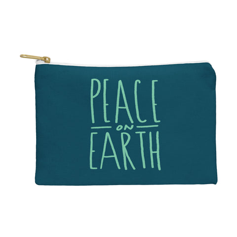 Leah Flores Peace On Earth Type Pouch
