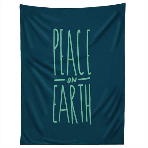 Leah Flores Peace On Earth Type Tapestry