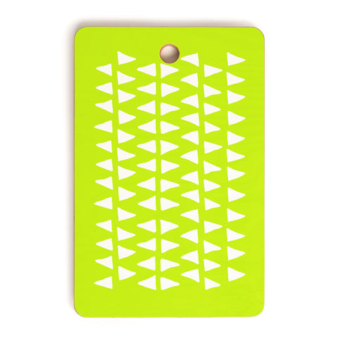 Leah Flores Pineapple Dreams Cutting Board Rectangle