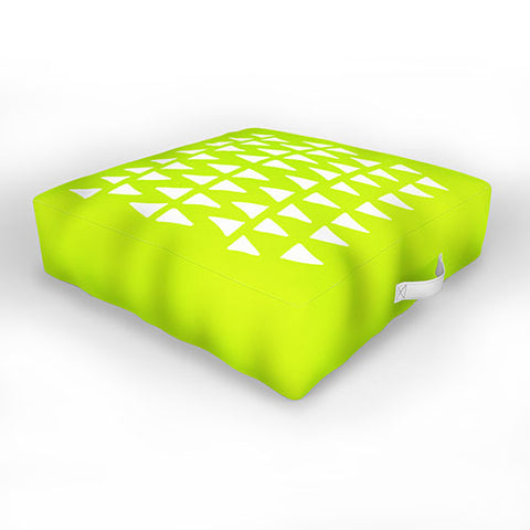 Leah Flores Pineapple Dreams Outdoor Floor Cushion