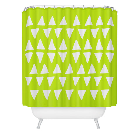 Leah Flores Pineapple Dreams Shower Curtain