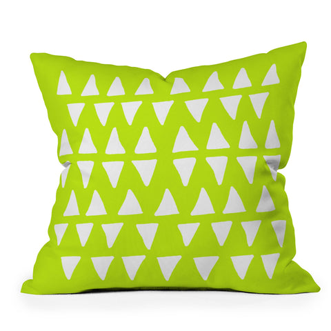 Leah Flores Pineapple Dreams Throw Pillow