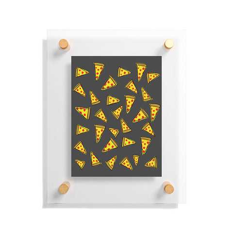 Leah Flores Pizza Party Floating Acrylic Print