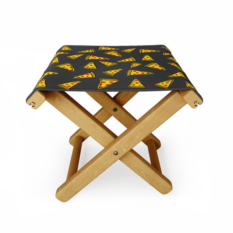 Leah Flores Pizza Party Folding Stool