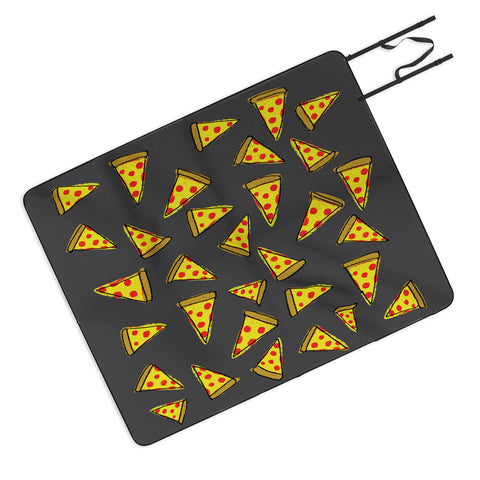 Leah Flores Pizza Party Picnic Blanket