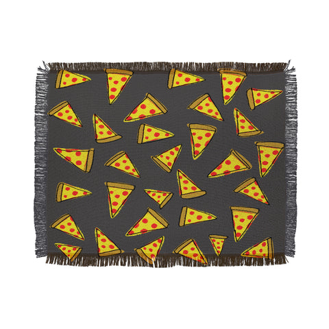 Leah Flores Pizza Party Throw Blanket