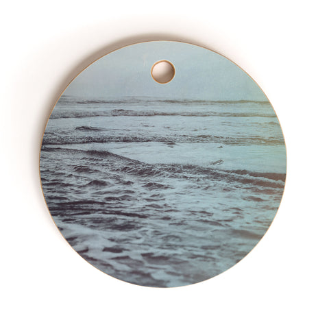Leah Flores Polaroid Waves Cutting Board Round