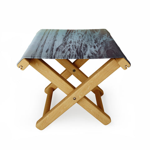 Leah Flores Polaroid Waves Folding Stool