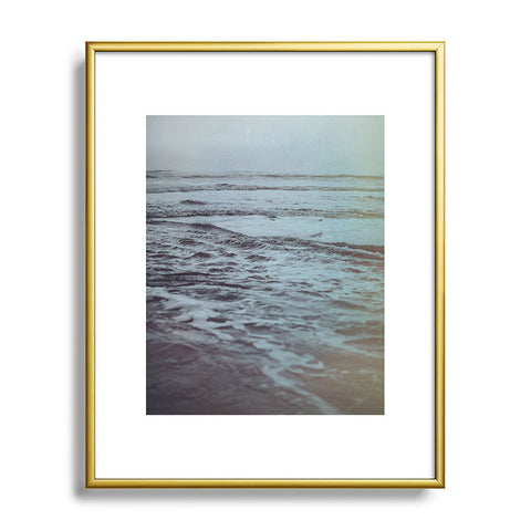Leah Flores Polaroid Waves Metal Framed Art Print