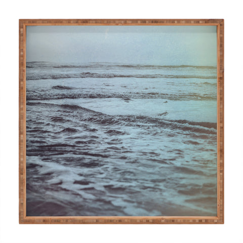 Leah Flores Polaroid Waves Square Tray
