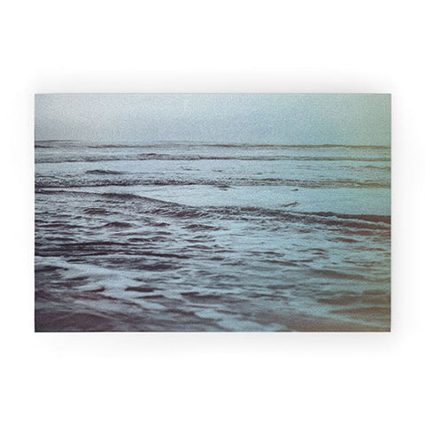Leah Flores Polaroid Waves Welcome Mat