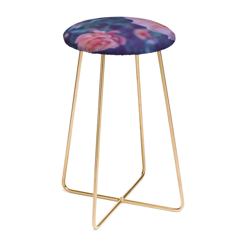 Leah Flores Pretty Floral Counter Stool