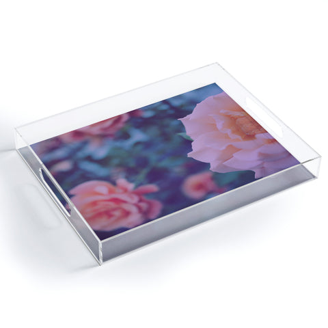 Leah Flores Pretty Floral Acrylic Tray