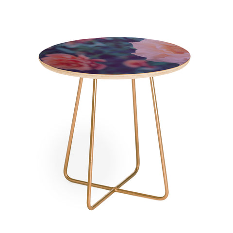 Leah Flores Pretty Floral Round Side Table