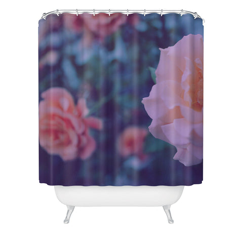 Leah Flores Pretty Floral Shower Curtain