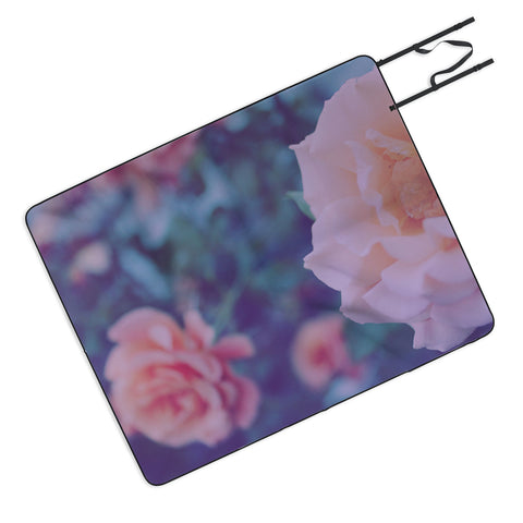 Leah Flores Pretty Floral Picnic Blanket
