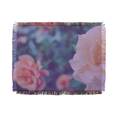 Leah Flores Pretty Floral Throw Blanket