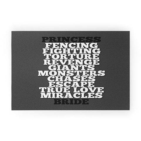 Leah Flores Princess Bride Welcome Mat