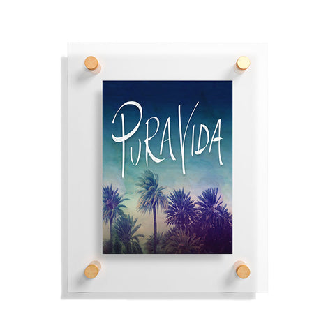 Leah Flores Pura Vida Floating Acrylic Print