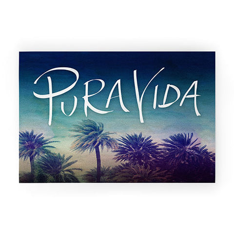 Leah Flores Pura Vida Welcome Mat
